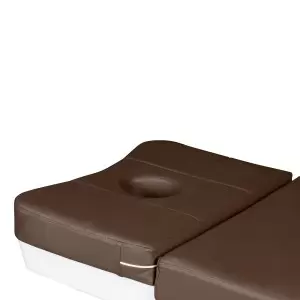 Profesionalus chaise poilsio su įmontuotu automobilių plovimo gabaliukais Gabbiano Bali galvos SPA plovimo poilsio ruda