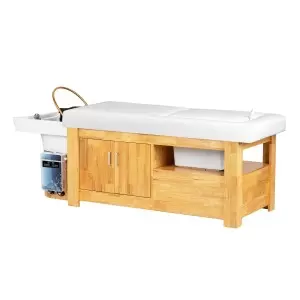 Professionel chaiselong med indbygget bilvask hoved spa Bali, hvid
