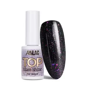AlleLac Top No Wipe Glam shine - sparkle 7g