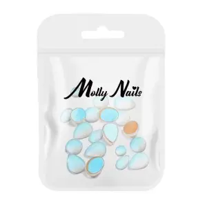 Nagų papuošalai Molly nagai 20 vnt.
