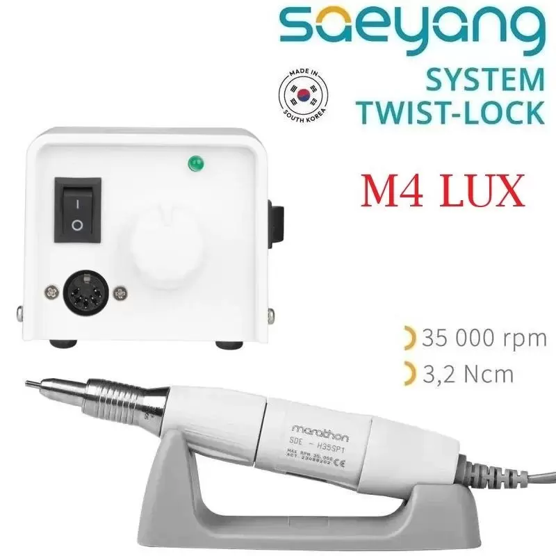 Фрезер MARATHON M4 LUX с ручкой нового поколения H35 35000 об/мин. White