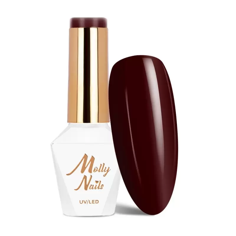 Гель лак Molly Nails Elite Women Burgundy 8g - 041