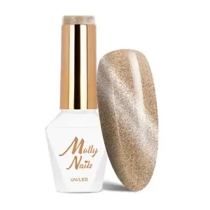 Гель лак Molly Nails Cat Eye Womanity Ginger 8g - 444