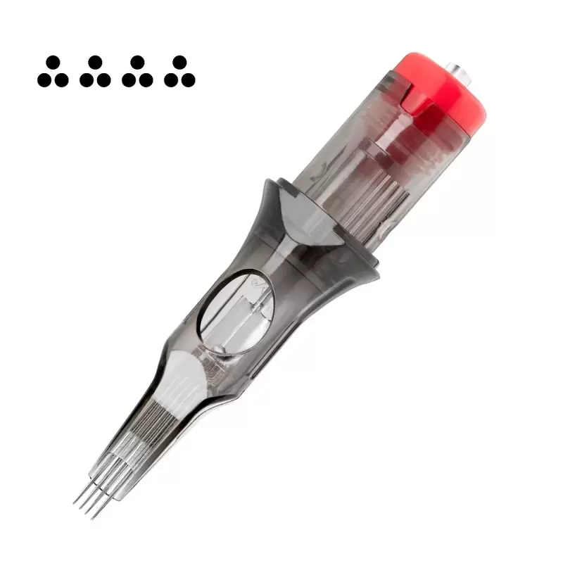 Картридж для татуировок El Cartel V2 - 4 InRow 0.35 3RLX Long Taper, 10 шт. Картридж для татуировок El Cartel V2 - 4 InRow 0.35 3RLX Long Taper, 10 шт.
