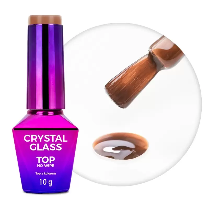 Top Crystal Glass Mrus_Cyrl Nails Golden Brown 10g Top Crystal Glass Mrus_Cyrl Nails Golden Brown 10g
