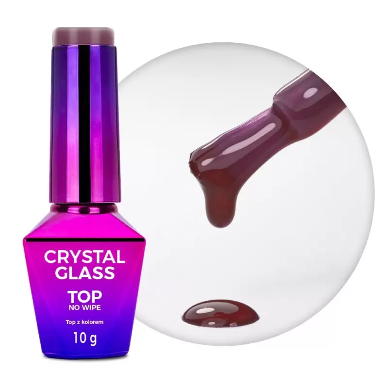 Top no wipe Crystal Glass 10g Purple Plum