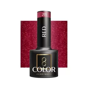 Raudona 211 5 g / Nagų lakas 5ml