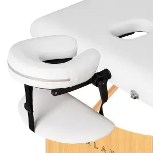 Массажный стол складной деревянный BALANCE 2-сегментный 190x70 белый