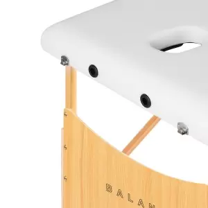 Массажный стол складной деревянный BALANCE 2-сегментный 190x70 белый