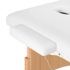 Массажный стол складной деревянный BALANCE 2-сегментный 190x70 белый