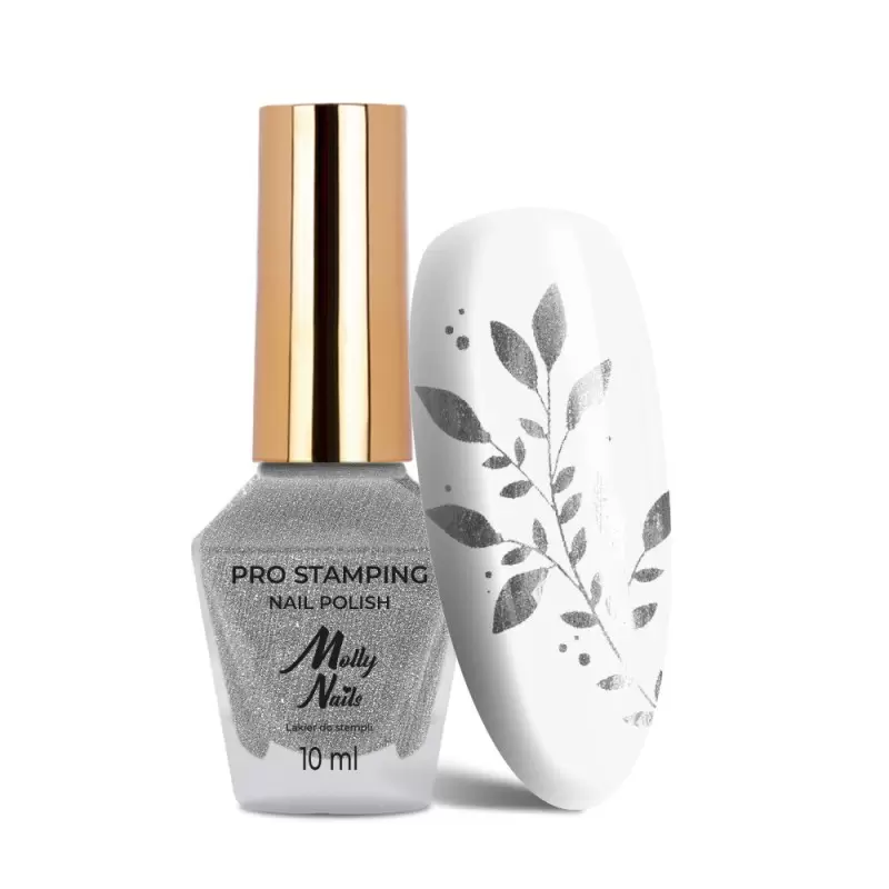 Molly Nails PRO Stamping silver 10ml Molly Nails PRO Stamping silver 10ml