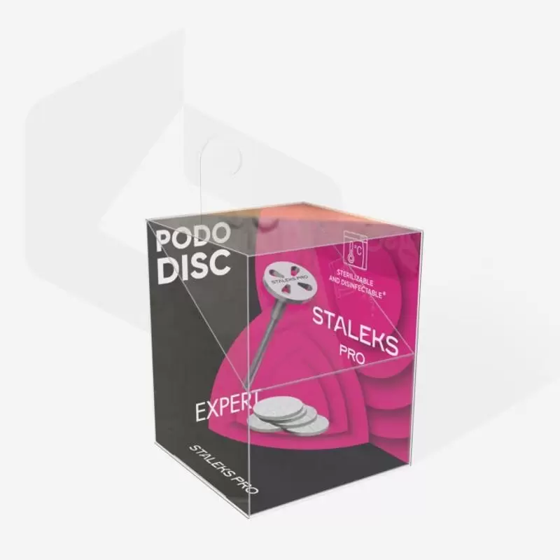 Pedikiūro pagrindas Pagrindas "Staleks Pro Expert Pododisc Chs" su keičiamais failais 180 GRIT 10 mm (5 vnt.)