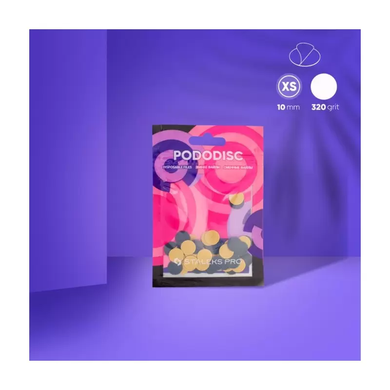 Одноразовые файлы для педикюрного диска 10 мм PODODISC XS EXPERT 320 грит (50 шт.) Одноразовые файлы для педикюрного диска 10 мм PODODISC XS EXPERT 320 грит (50 шт.)