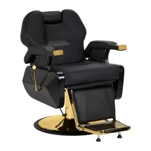 Парикмахерское кресло Hair System New York, черное золото