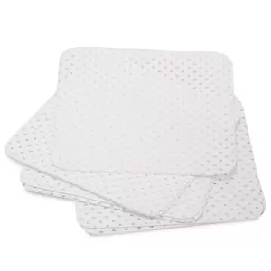 Perforierte Pads, Nichtstaub, Weiß, 5 x 5 cm, 200 Stück.