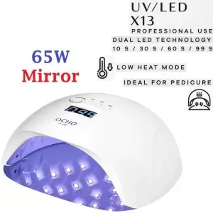 With mirror bottom X13 65W LED lamp