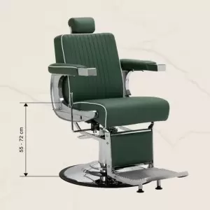 Парикмахерское кресло Gabbiano Visionerio, хромированная рама зеленого цвета.