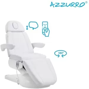 Elektros kosmetikos kėdė Azzurro LUX 3 variklis, baltas