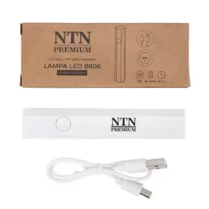 NTN Premium LED nagų lemputė su 3 w hibridinių žibintų ir gelių modelis 8806, balta.
