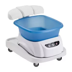 Paleta del alma Azzurro Con masajeador y carro, blanco.