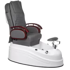 BR-2307 Pilka kėdė pedikiūro su masažu