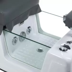 BR-2310 Серое кресло для педикюра с массажем