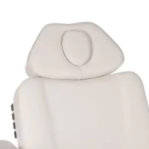 Электро косметическое кресло, с подогревом, Flame Exclusive Beauty, 4 мотора, белое