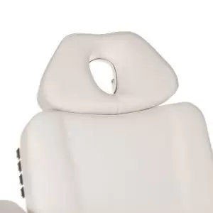 Электро косметическое кресло, с подогревом, Flame Exclusive Beauty, 4 мотора, белое