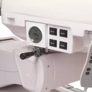Elektros kosmetikos kėdė, šildoma, liepsnos išskirtinis grožis, 4 variklis, balta