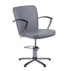 Kirpyklų kėdė LIVIO LIGHT GRAY BH-8173