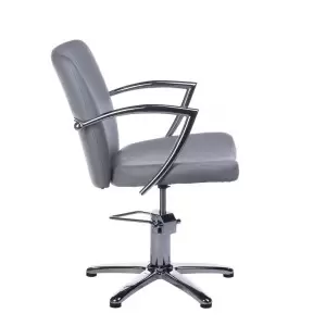 Kirpyklų kėdė LIVIO LIGHT GRAY BH-8173
