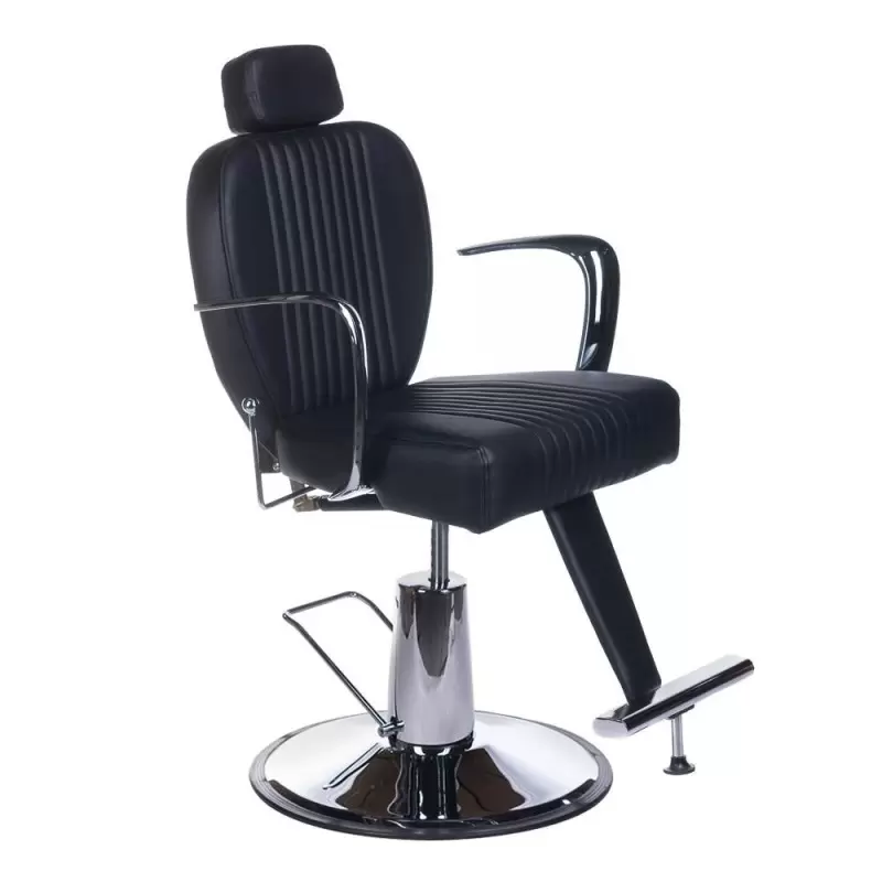 Черное парикмахерское кресло OLAF BH-3273 Черное парикмахерское кресло OLAF BH-3273