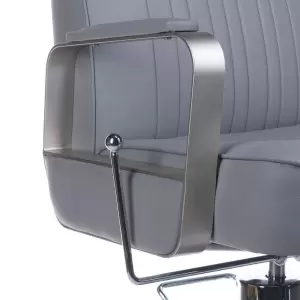 Парикмахерское кресло HOMER BH-31237 светло-серого цвета