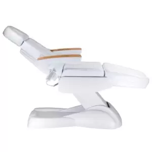 Электрическое косметическое кресло Flame Beauty LUX BW-273B белое, 3 мотора