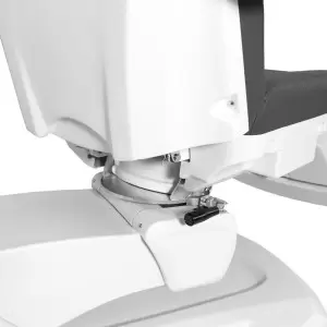 Электро косметическое кресло, 4 мотора поворотное, Flame Pro Beauty 686A серое