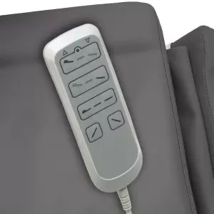Elektros kosmetikos kėdė, 4 variklio rotacinė, liepsnos PRO grožis 686A pilka