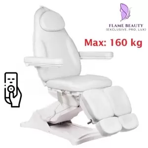 Elektros kosmetologijos kėdės Flame Modern Pedi BD-8294, balta.