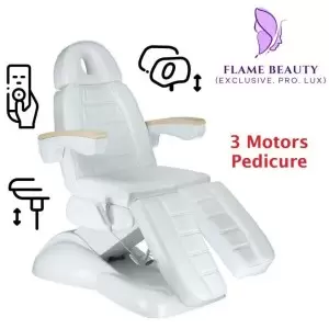 Elektros kėdė pedikiūro liepsna LUX PEDICURE BG-273C, 3 variklis