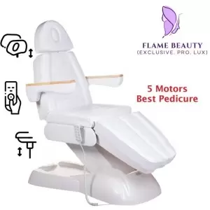 Elektros kėdė pedikiūro liepsna LUX PEDICURE BG-273E, 5 varikliai