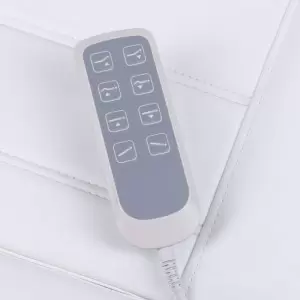 Elektros kosmetikos kėdės liepsna Grožio Lux BW-273B-4, balta, 4 variklis