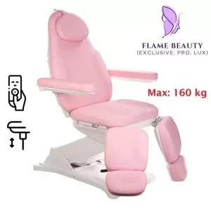 Электро косметологическое кресло Flame Beauty MODERN PEDI BD-8294, розовое.
