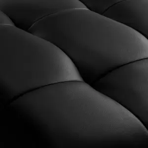 "Sillon Alba" blelakh pratęsimo fotelis, juoda su aukso pagrindu.