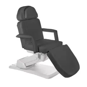 Электрическое косметическое кресло Flame Beauty LUX BR-6622, серого цвета, 3 мотора