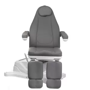 Электро косметологическое кресло Flame Pedi Max 672C, серое, 3 мотора