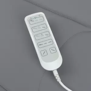 Электро косметологическое кресло Flame Pedi Max 672C, серое, 3 мотора