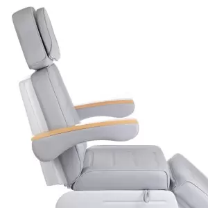 Электро косметическое кресло Flame Beauty LUX BW-273B, светло серое, 3 мотора