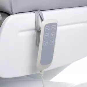 Elektros kosmetikos kėdės liepsna Grožio Lux BW-273B, šviesiai pilka, 3 variklis