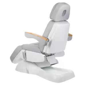 Электро косметическое кресло Flame Beauty LUX BW-273B, светло серое, 3 мотора