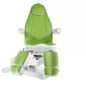 Электро косметологическое кресло Flame Beauty Max 672A зел, 5 моторов