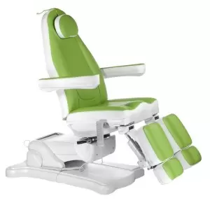 Электро косметологическое кресло Flame Beauty Max 672A зел, 5 моторов